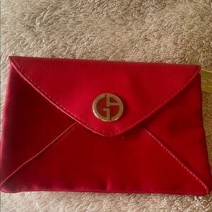 Giorgio Armani Red Envelope Clutch